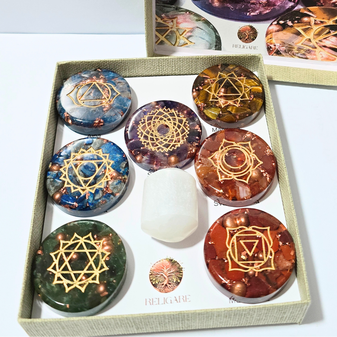 Kit de Cristales para Enraizamiento y Elevación – Estabilidad y Claridad Espiritual