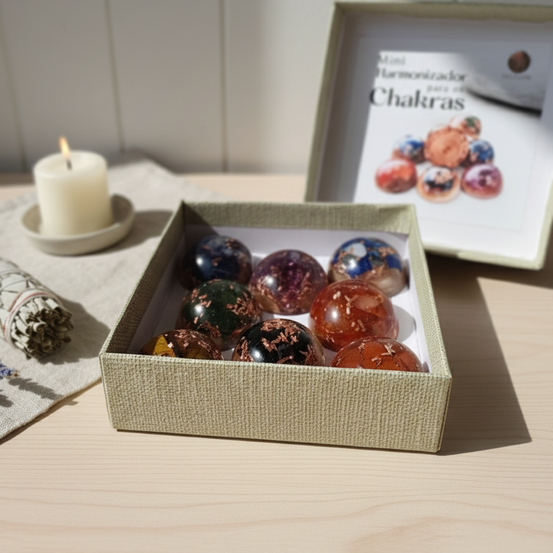 Kit de Cristales para Enraizamiento y Elevación – Estabilidad y Claridad Espiritual