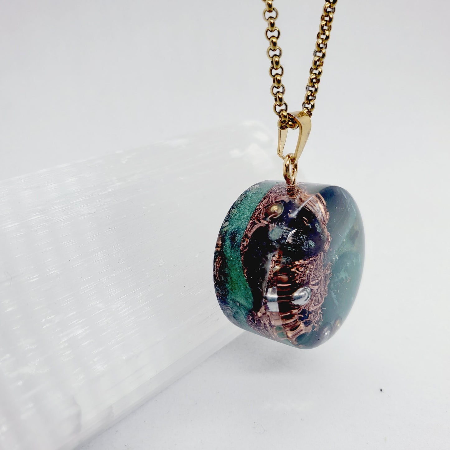 Ágata Verde - Orgonita para la salud, la suerte y el desbloqueo de dones espirituales