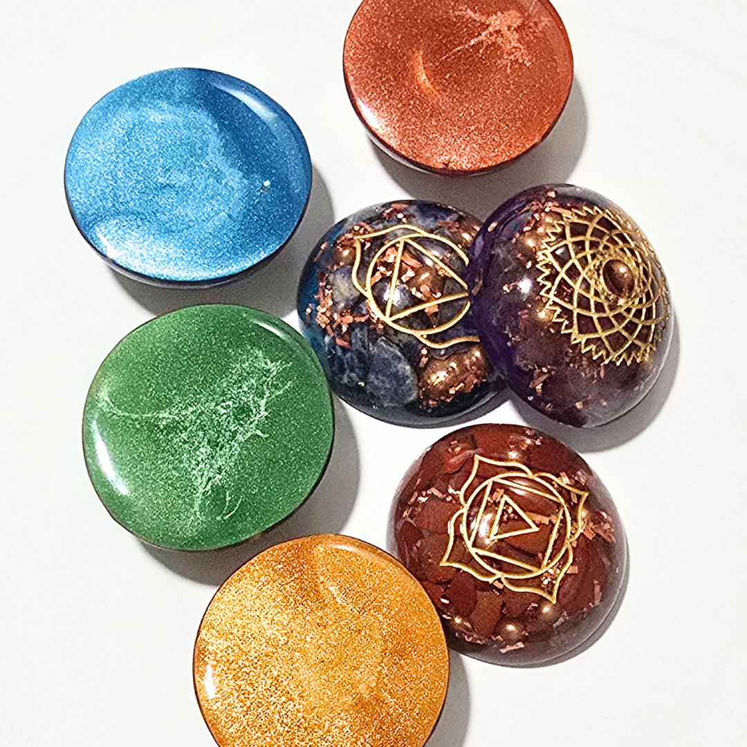 Kit de Cristales para Enraizamiento y Elevación – Estabilidad y Claridad Espiritual