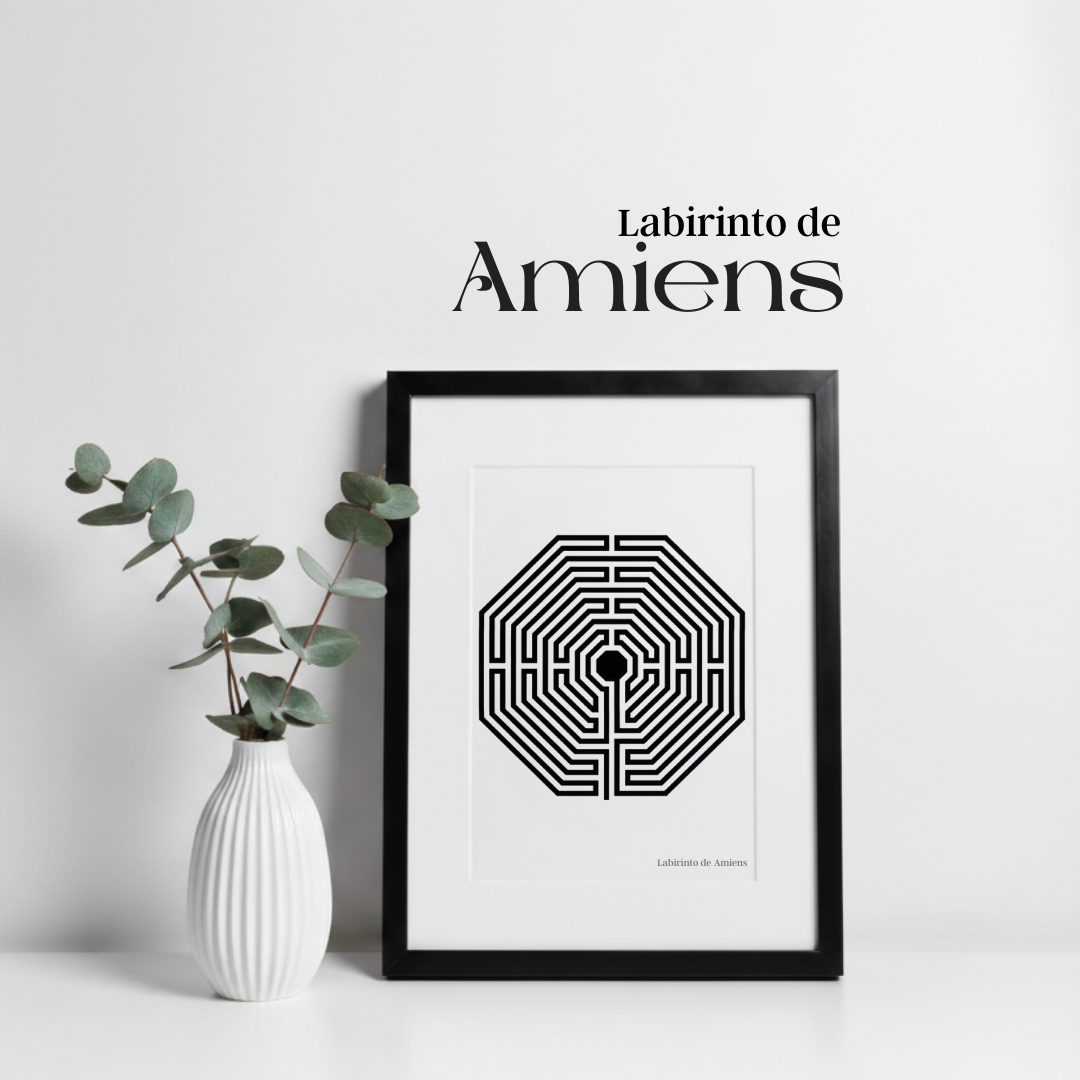 Labririnto de Amiens | Quadro - Foco, Clareza mental e Harmonização