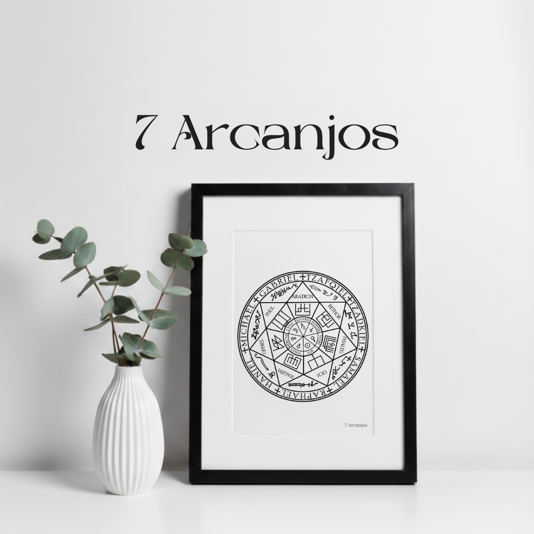 7 Arcanjos | Quadro - Proteção e Harmonia Celestial