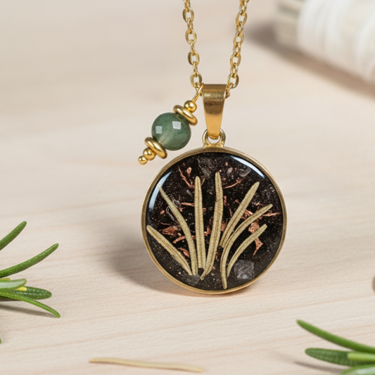 Fito-Orgonite Alecrim: Leveza, Alegria e Vitalidade