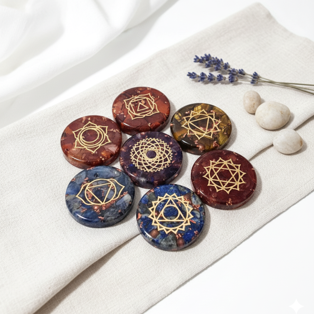 Kit de Cristales para Enraizamiento y Elevación – Estabilidad y Claridad Espiritual