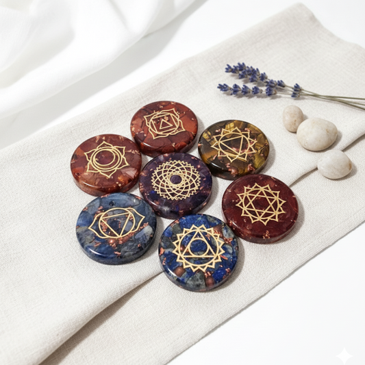 Kit de Cristales para Enraizamiento y Elevación – Estabilidad y Claridad Espiritual